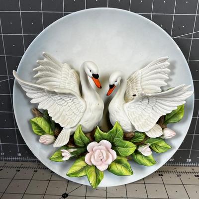 Limited Edition By Seymour Mann SWAN Plate 