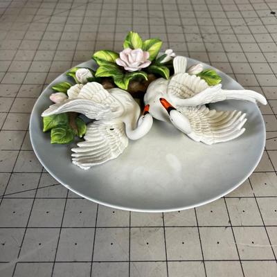Limited Edition By Seymour Mann SWAN Plate 