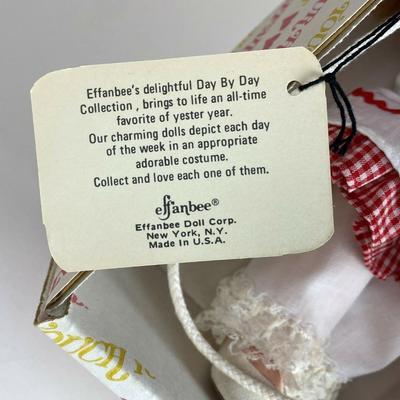  vintage EFFANBEE DAY BY DAY WEDNESDAY'S CHILD DOLL 1404 