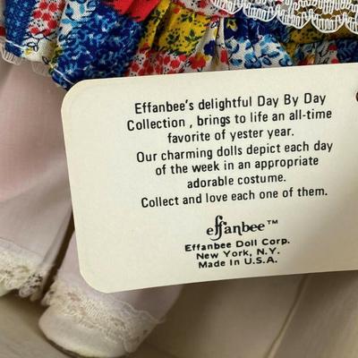  vintage EFFANBEE DAY BY DAY SATURDAY'S CHILD DOLL 1406 
