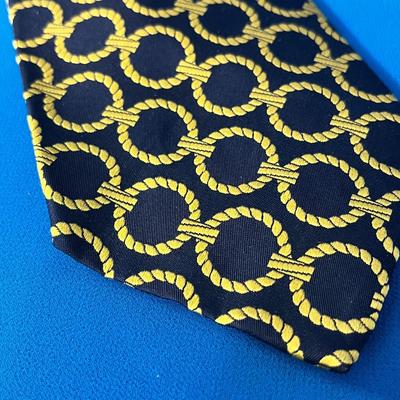 SILK MENS NECK TIE 80â€™S STYLE FROM ITALY