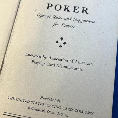 1941 â€œPOKER- THE NATIONâ€™S MOST FASCINATING CARD GAMEâ€ BOOKLET