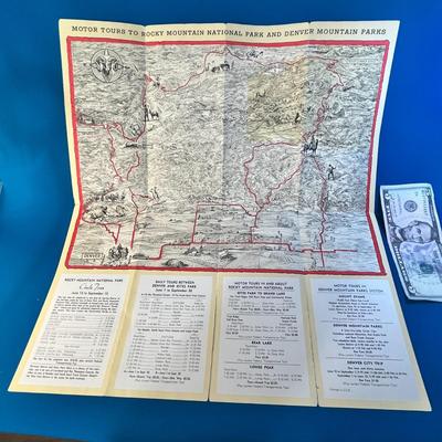 VTG. ROCKY MOUNTAIN MOTOR COMPANY TOUR GUIDE COLOR PAMPHLET