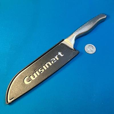 CUISINART TEXTURED HANDLE 6â€ BLADE BUTCHER KNIFE WITH SHEATH