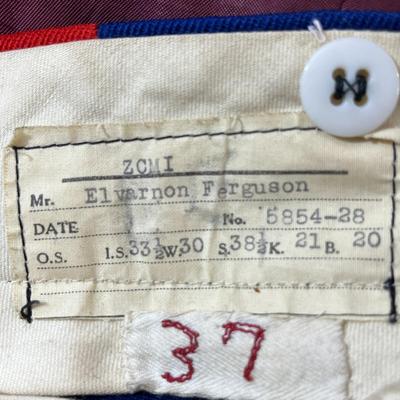 VINTAGE MARCHING BAND UNIFORM with FANCY BUTTONS, EPAULETS, TRIM