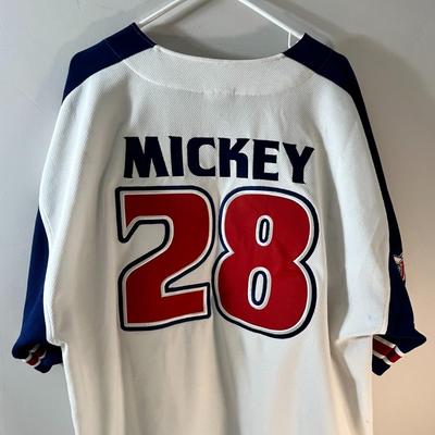 ADULT MICKEY MOUSE BASEBALL SHIRT SIZE XL 