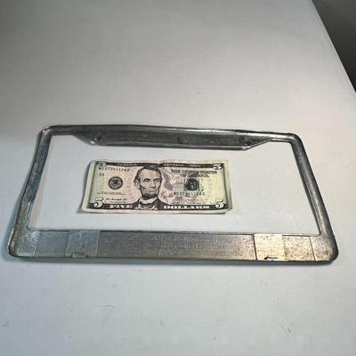 MICKEY MOUSE CLUB OCTOBER 3, 1955 LICENSE PLATE FRAME