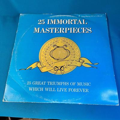 LP RECORD â€œIMMORTAL MASTERPIECESâ€ CLASSICAL MUSIC