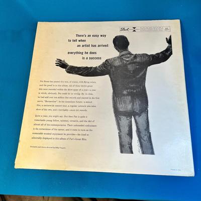 PAT BOONE GREATEST HITS LP RECORD