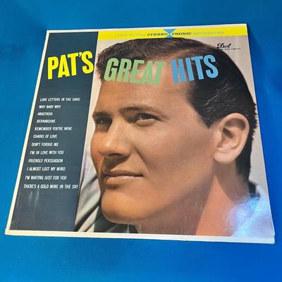 PAT BOONE GREATEST HITS LP RECORD