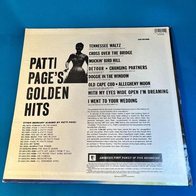 PATTI PAGE GOLDEN HITS LP RECORD