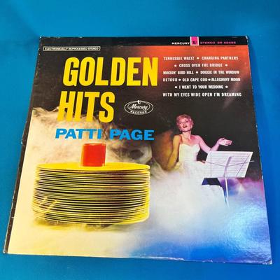 PATTI PAGE GOLDEN HITS LP RECORD