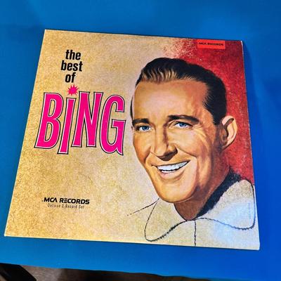 THE BEST OF BING CROSBY 2 LP RECORD SET