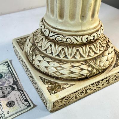 HEAVY CORINTHIAN COLUMN/ PILLAR PLANT OR BUST STAND