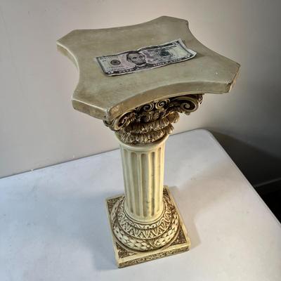 HEAVY CORINTHIAN COLUMN/ PILLAR PLANT OR BUST STAND