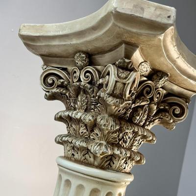 HEAVY CORINTHIAN COLUMN/ PILLAR PLANT OR BUST STAND