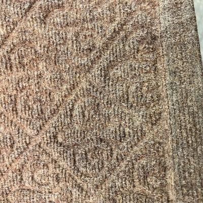 ENTRY FLOOR MAT WITH RAISED FLEUR Dâ€™ LIS PATTERN