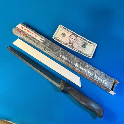 SHARPKUT II CARVE & SERVE KNIFE NEW IN BOX 9â€ BLADE