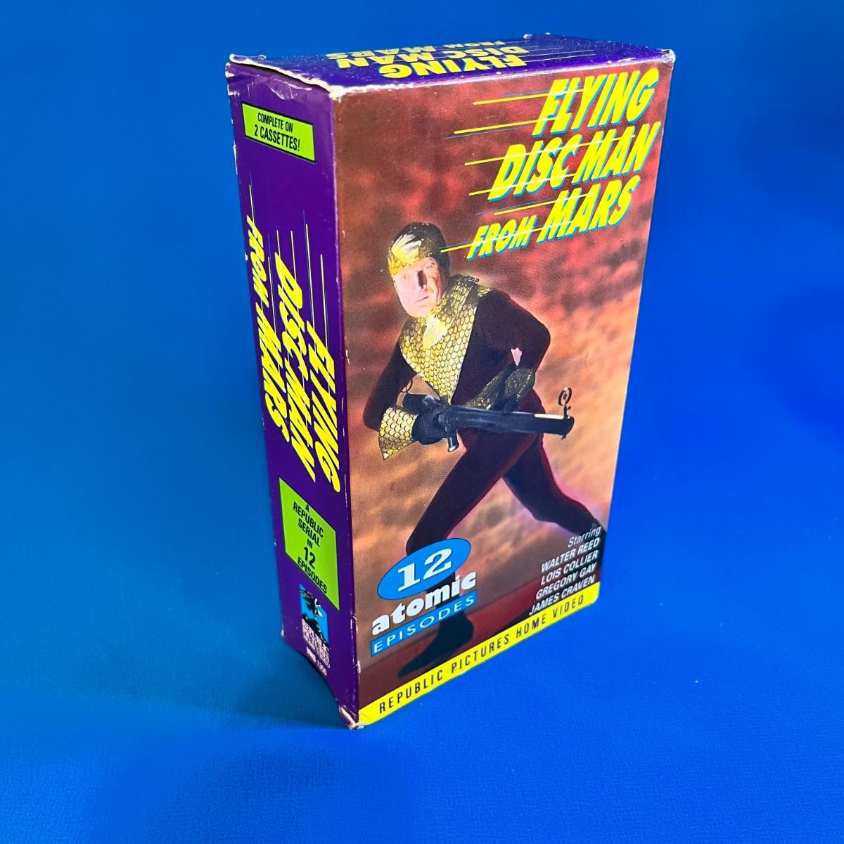1950 “FLYING DISC MAN FROM MARS” SCIFI MOVIE ON VHS