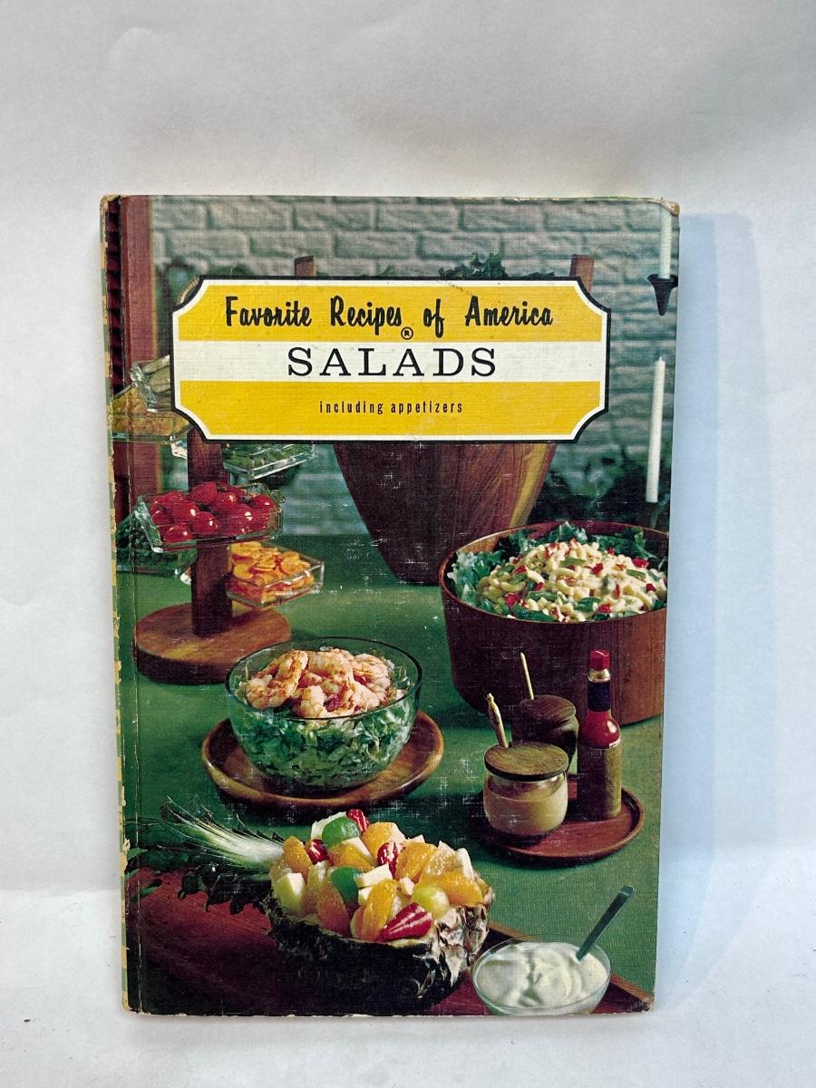 Vintage 1968 Favorite Recipes of America Salads Including Appetizers