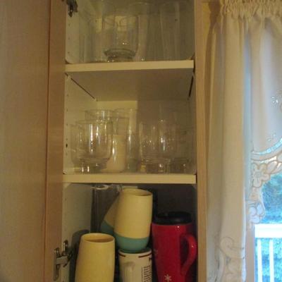 Cabinet Full Of Dishes & Glasses (see all pictures) - C