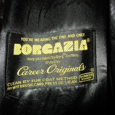 Borgazia Black Coat Size 14