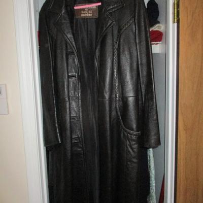 24 K Leather Coat By Dan Di Modes