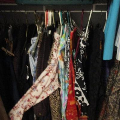 Closet Full of Woman's Clothing Various Styles - D
