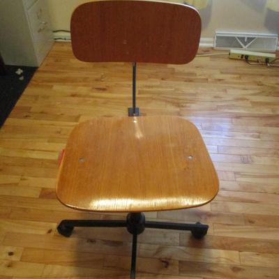 Wood Office Chair - D