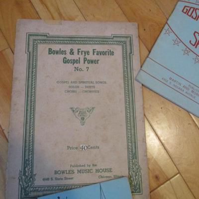 Vintage Sheet Music Song Books - D