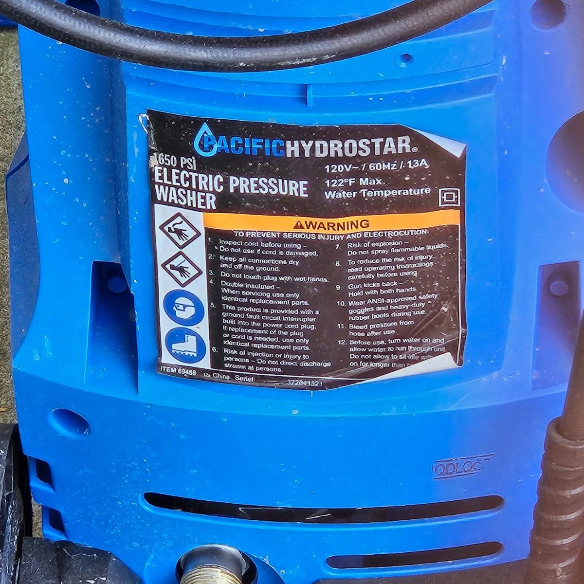 Pacific hydrostar pressure washer hose deals