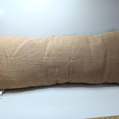New Kirklands stars & Stripes burlap oversized pillow