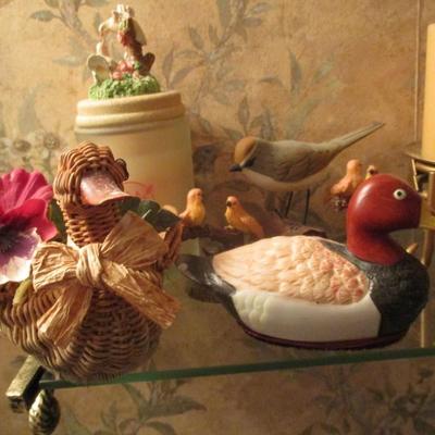 Collection of Home Decor Birds and Ducks - F