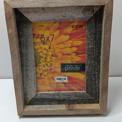 The Olde West picture frame and a barn wood picture frame