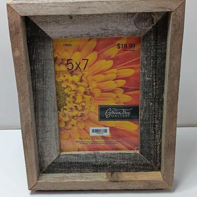 The Olde West picture frame and a barn wood picture frame
