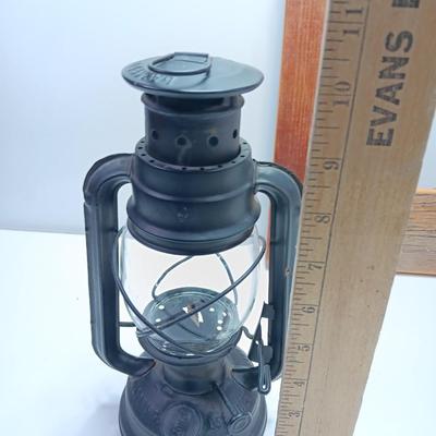 Small Lamplight black lantern with two toned western wood frame