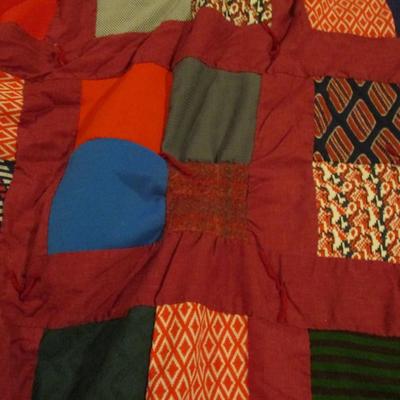 Handmade Patchwork Quilt Bedspread - G