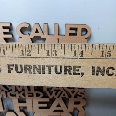 2 Chronicles 7:14 cut out wooden sign wall art and a wooden locking prayer box (no key)