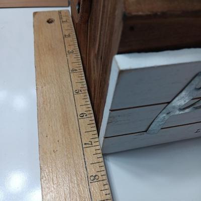 2 Chronicles 7:14 cut out wooden sign wall art and a wooden locking prayer box (no key)