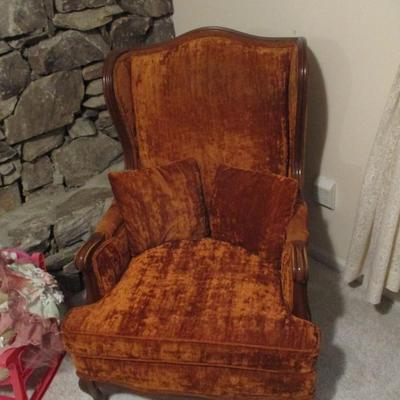 Vintage Velvet Chair - G