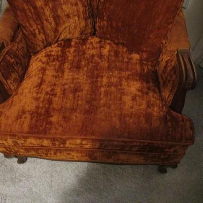 Vintage Velvet Chair - G