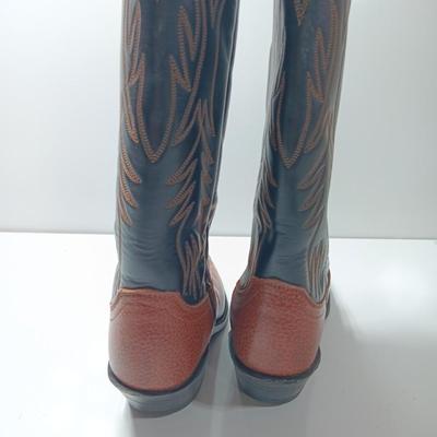 Like New Women's Justin Size 5.5 Western boots with Boot Jack