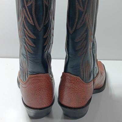 Like New Women's Justin Size 5.5 Western boots with Boot Jack