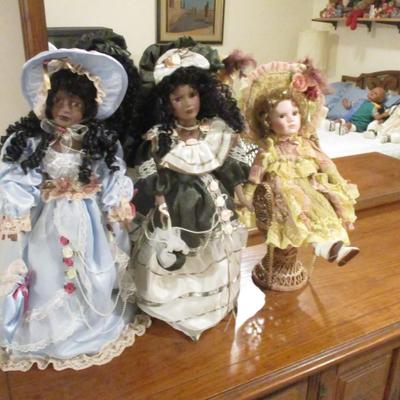 Assortment of Collectible Dolls - G