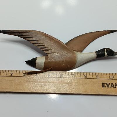 Hand carved Wooden Canadian Goose wall art