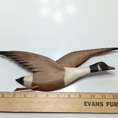 Hand carved Wooden Canadian Goose wall art