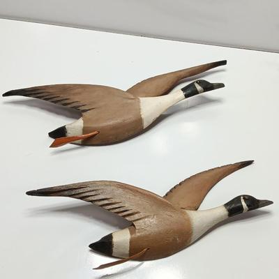 Hand carved Wooden Canadian Goose wall art
