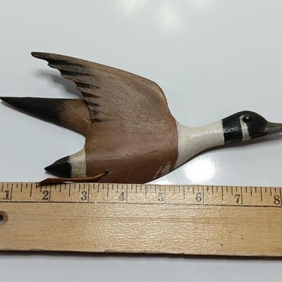 Hand carved Wooden Canadian Goose wall art