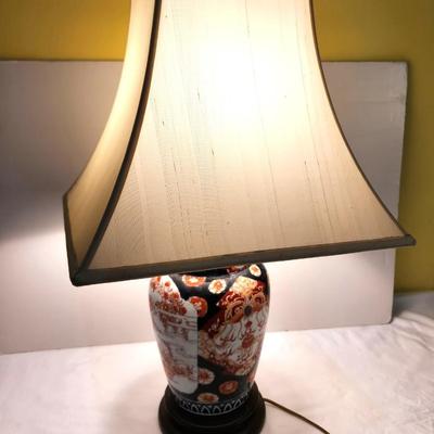 Lot #20  Antique Chinese Imari Vase - Now Lamp