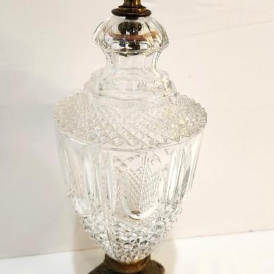 Lot #22  Vintage Pressed Glass Compote or Candy Dish w/lid